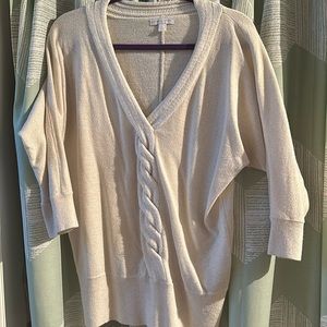 Braided Sparkly Sweater